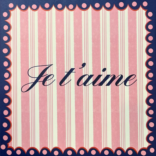 Je t'aime